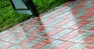 Профессиональная укладка цементной тротуарной плитки в Ельце в октябре