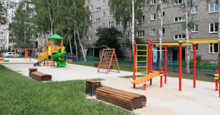 Благоустройство детской площадки во дворе от 1951 руб. в Ельце