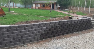 Установка подпорной стенки в Ельце: качество и цена от 2824 руб.